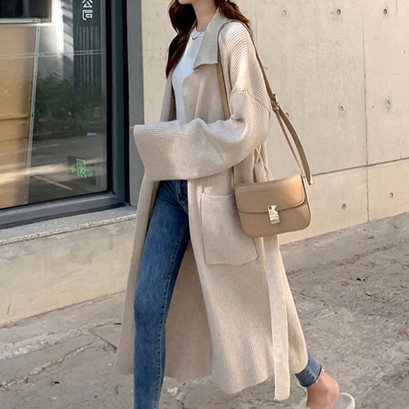 Sweaters - Chunky knit long Cardigan